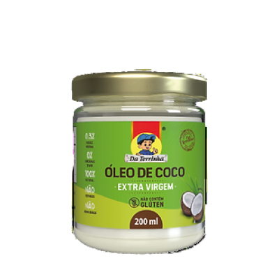 ÓLEO DE COCO DA TERRINHA EXTRA VIRGEM 200ML